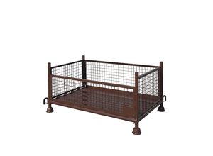 4251765351883 - Gitterbox-Stapelgestell LxBxH 1430 x 870 x 700 mm schokoladenbraun
