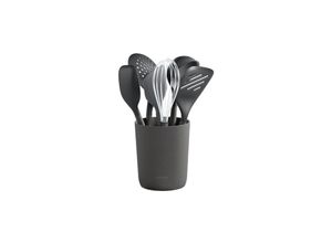 5011268819414 - zyliss Kochbesteckhalter »mit Ständer 7-teilig Grau Silberfarben Schwarz« (7 tlg)