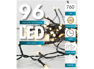 8712442142775 - HIT - 101 led Lichterkette 96 led - 800 cm   Timer   Fernbedienung