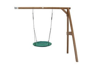 8717973938422 - - Anbau Nestschaukel Summer für Kinder Outdoor Nest Schaukel 100 cm für den Garten Nestschaukel   Anbauschaukel in Grün - Anbau Element in Braun