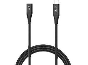 4260458924280 - Xlayer Ladekabel USB C-Verlängerungskabel für Audio- Video- & Datenübertragung 15 m Schwarz Female Male