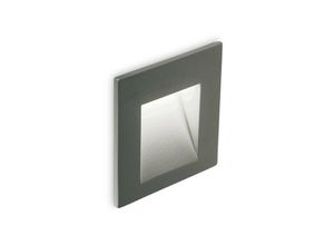 8021696269009 - Ideal Lux - led Outdoor Quadratische Wandeinbauleuchte Anthrazit IP65 3000K