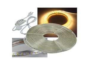 4250416312853 - ChiliTec LED-Strip Lichtband Ultra-Bright 230V Länge 10 Meter I 600 Lumen pro Meter I Dimmbar I Warmweiß