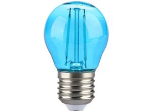 3800157684033 - Vtac - v-tac LED-Glühbirne E27 2W G45 Filament Farbe Blau