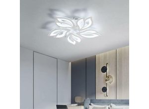 0725889893009 - Comely - led Deckenleuchte Moderne led Kronleuchter 75W 6000LM 6500K für Wohnzimmer Flur Esszimmer Küche [Energieklasse a+++]