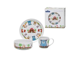 4009290173490 - Kindergeschirr Set Fuchs und Freunde 3er Set