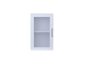 4260631348681 - Badschrank Bad Wandschrank mit 2 Ablagefächer & Tür weiß