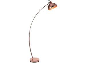 0816780024057 - Teamson Home - Stehleuchte Stehlampe Standleuchte led Arco Gold VN-L00025-EU - Rotgold Rotgold