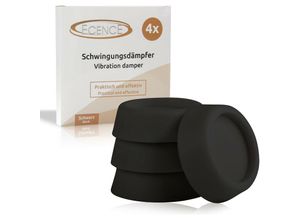 Image of Vibrationsdämpfer Gummi-Füße Schwarz Schwingungs-dämpfer Waschmaschine