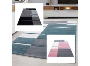 4053658991332 - Wunderschöne Kurzflor Teppich 13 mm Teppich Moderner Design Konturenschnitt 3D