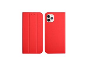 4251860890294 - Hülle Handy Schutz für Apple iPhone 13 Pro Max Case Flip Cover Tasche Etuis Rot
