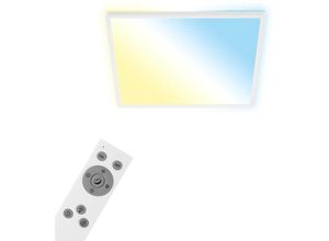 4002707409908 - Brilo - cct led Panel ner leuchten slim s 22 w 3000 lm IP20 weiß Kunststoff Dimmbar cct 42 x 42 x 25 cm