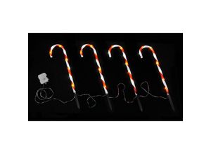 4260461472020 - Spetebo - led Zuckerstangen - 4er Set - beleuchtete Weihnachts Dekoration warm weiss