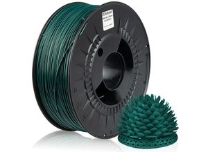 4058592512131 - 4 x ® 3D Drucker 175mm PETG Filament 1kg Spule Rolle Premium Grün Metallic - Grün Metallic - Midori