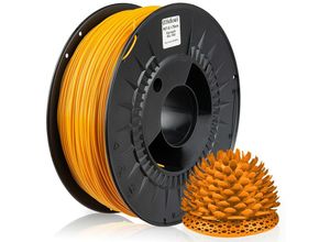 4058592511936 - 5 x ® 3D Drucker 175mm PETG Filament 1kg Spule Rolle Premium Signalgelb RAL1003 - Signalgelb - Midori