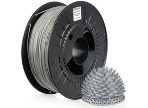 4058592511318 - 10 x ® 3D Drucker 175mm PLA Filament 1kg Spule Rolle Premium Aluminium Weiß RAL9006 - Aluminium Weiß - Midori