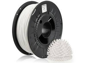 4058592510601 - - 5 x ® 3D Drucker 175mm pla Filament 1kg Spule Rolle Premium Weiß RAL9016 - Weiß