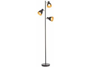 4057722018291 - Bklicht - Stehleuchte Design Stehlampe Standleuchte Stand Lampe Metall 3-flammig schwarz - 10