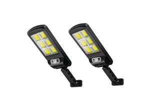 9339402973980 - Highsam - Solarlampen Bewegungsmelder Sicherheit 3Beleuchtungsmodi - 2 Pack