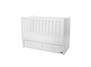 3800166108292 - Babybett MATRIX NEW Kinderbett 120 x 60 cm 2 Ebenen 2 Schubladen weiß 3800166108292 - Babybett MATRIX NEW Kinderbett 120 x 60 cm 2 Ebenen 2 Schubladen weiß