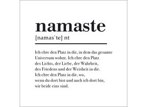 4019449482977 - PRO ART Glasbild NAMASTE II (BHT 30x30x130 cm) BHT 30x30x130 cm bunt Acrylglasbild