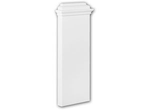 4250691775527 - Decor - Pilaster Sockel profhome 123300 Zierelement Zeitloses Klassisches Design weiß - weiß