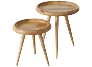 4066076008087 - Boltze Gruppe - Kaffeetische herve 2er-Set Mangoholz