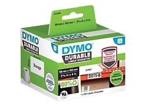 3026981122903 - DYMO Original LabelWriter Hochleistungs-Etiketten | 59 mm x 102 mm | weißes Kunststoff-Etikett | Rolle mit 300 Etiketten | für LabelWriter-Beschriftungsgerät