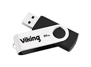 8717868199181 - USB-Stick USB 20 64 GB Schwarz Silber