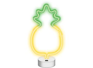 5900495064158 - Forever Light - Neon led Zeichen Licht Batterie   usb led Licht Home Leuchtschild Nachtlicht Ananas-Gelb Grün