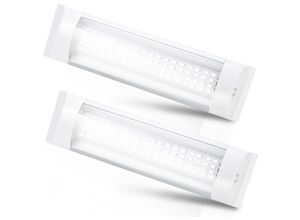 Image of Hengda - 2X led Dach Lampe Innenraum Beleuchtung Auto Leuchte Leselampe Kofferraumbeleuchtung 12V dc Weiß
