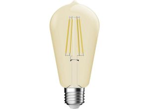 5704924000089 - 2080052758 LED EEK F (A - G) E27 Kolbenform 54 W = 34 W Gold (Ø x L) 64 mm x 140 mm dimmbar