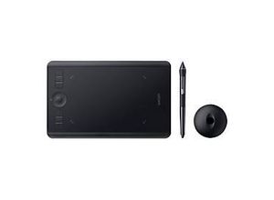 4949268621939 - Intuos Pro Small - Digitalisierer - rechts- und linkshändig - 16 x 10 cm - Multi-Touch - elektromagnetisch - 6 Tasten - kabellos kabelgebunden - Bluetooth USB 20 - Schwarz