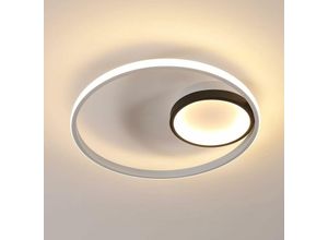 Image of Led -Deckenlampe, 40W 4500 lm moderne Deckenlampe für Schlafzimmer, Leuchte led led Black Round Hot Light 3000k für Küchenkorridor Badezimmer, Dia 40