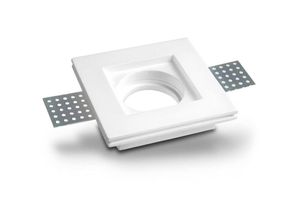 0634715445346 - Housecurity - quadratischer keramischer gips-unterputz-strahlerhalter für led-universallampen