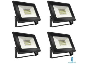 0664213399056 - Aigostar - led-scheinwerfer smd 20W slim outdoor IP65 kaltes licht 4 stück