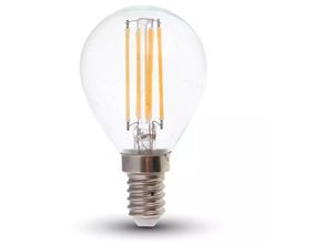 Image of V-TAC LED-Lampe E14 6W 100LM/W P45 Glühfaden 4000K
