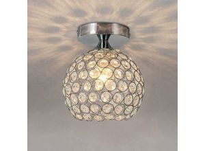 Image of Lampe de Plafond en cristal 15cm, Plafonnier Lampe , Éclairage de Plafond Moderne, pour chambre, salon, couloir