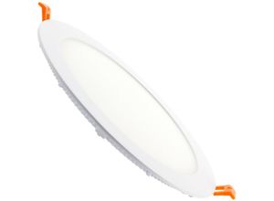 8445044103089 - Ledkia - LED-Deckeneinbauleuchte 20W Rund SuperSlim Schnitt ø 220mm Kaltes Weiß 5000K - 5500K 120º