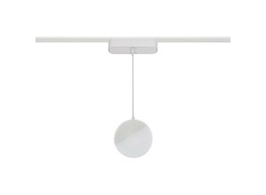 8445044051700 - Ledkia - LED-Pendelleuchte für 1-Phasenmagnetschiene 25mm Super Slim 10W 48V CRI90 Weiss Ø100 mm Neutrales Weiß 4000K 120º1145 mm