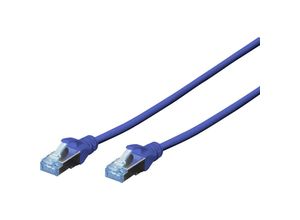 4016032213901 - DIGITUS Patch-Kabel RJ-45 (M) zu RJ-45 (M) 5m Kupfer SF UTP Cat 5e blau (DK-1531-050 B)