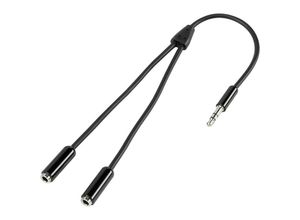 4053199930968 - Speaka Professional - SP-7870032 Klinke Audio Anschlusskabel [1x Klinkenstecker 35 mm - 2x Klinkenbuc