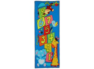 4052025473693 - Relaxdays - Kinderteppich Hüpfkästchen Spielteppich mit Tier-Motiv 179 x 67 cm Hüpfteppich für Himmel und Hölle bunt 4052025473693 - Relaxdays - Kinderteppich Hüpfkästchen Spielteppich mit Tier-Motiv 179 x 67 cm Hüpfteppich für Himmel und Hölle bunt
