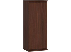 5907512210048 - Abamihome - Schaufenster Schrank an der Wand hängen 40 cm Matte System ohne Wenge   Wenge 3 Regale 1 Türen1