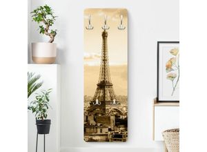 4055958176983 - Micasia - Garderobe Vintage - i Love Paris - Beige Größe HxB 119cm x 39cm