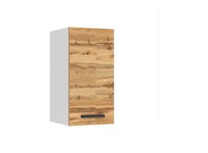 5904316248574 - Hängeschrank Küche Küchenschränke sg Breite 30 cm Oberschrank mit 1 Tür Küchenhängeschränke Wandschrank Hängend Wotan-Eiche - Belini