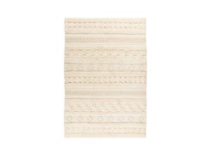 4063074506959 - Wollteppich ME GUSTA Bohist 125 Teppiche Gr B L 200 cm x 290 cm 20 mm 1 St beige (natur) Esszimmerteppiche