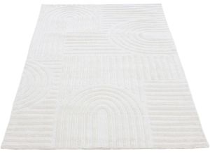 Image of Teppich CARPETFINE "Holly 4 - Soft Touch Microfaser Teppich" Teppiche Gr. B/L: 200 cm x 290 cm, 12 mm, 1 St., beige Esszimmerteppiche
