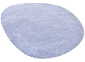 Image of Hochflor-Teppich TOM TAILOR HOME "Shaggy Teppich Cozy" Teppiche Gr. B/L: 80 cm x 120 cm, 25 mm, 1 St., blau (hellblau) Esszimmerteppiche