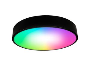 4250967337657 - Mcshine - Wifi LED-Deckenleuchte 35W 4450lm Ø40cm cct+rgb schwarz